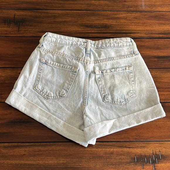 highest rise mom shorts, target (wild fable), size 0/25R - Picture 2 of 2